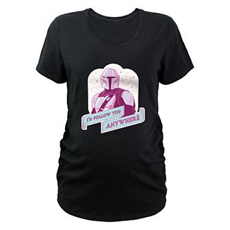 Maternity Star Wars The Mandalorian I'd Follow You Anywhere Graphic Tee