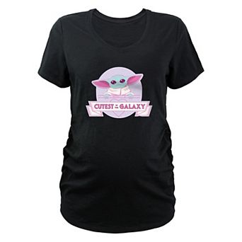Maternity Star Wars The Mandalorian The Child Cutest In The Galaxy Graphic Tee