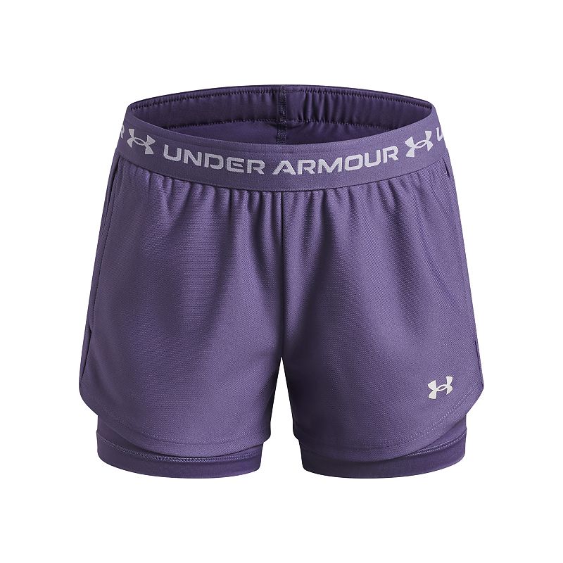 Girls 7-16 Under Armour Play Up 2-in-1 Shorts, Girl's, 