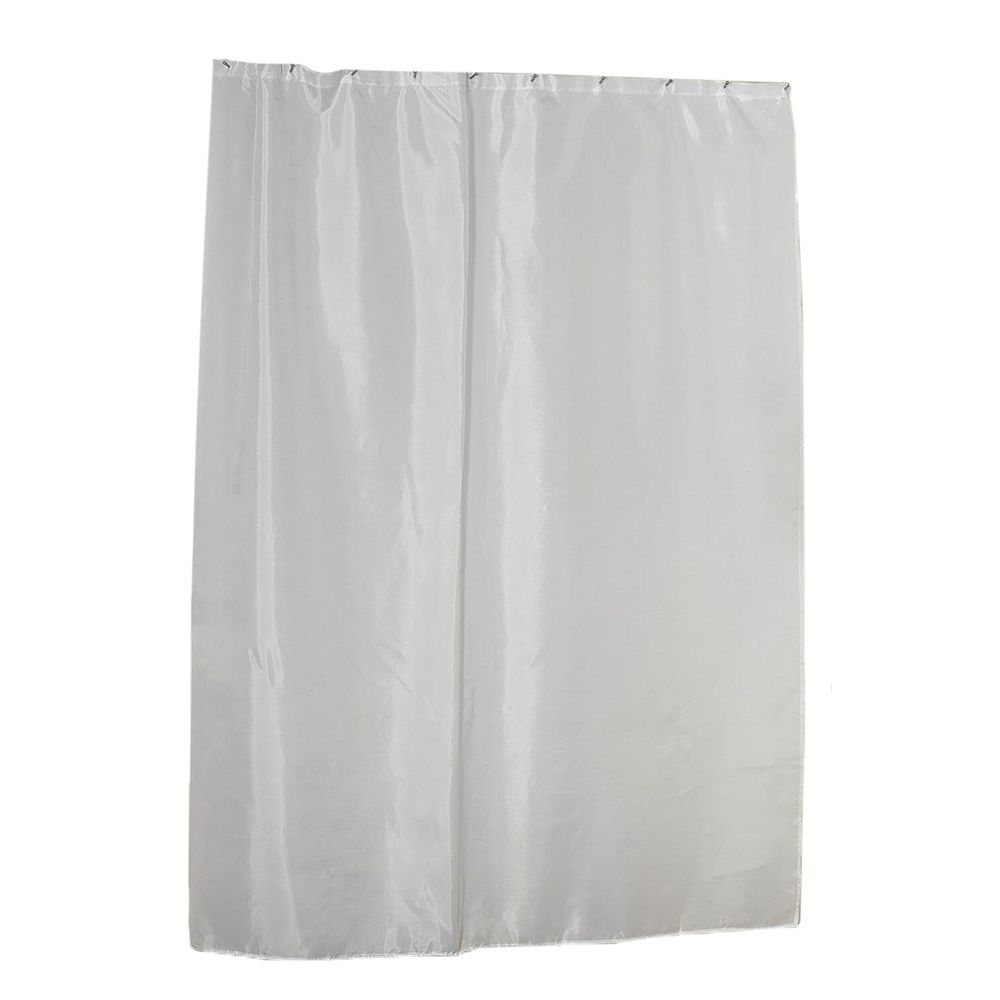 Extra Long Water Repellant Fabric Shower Curtain Liner with Weighted Hem
