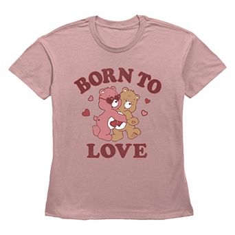 Women's Care Bears Born To Love Graphic Tee