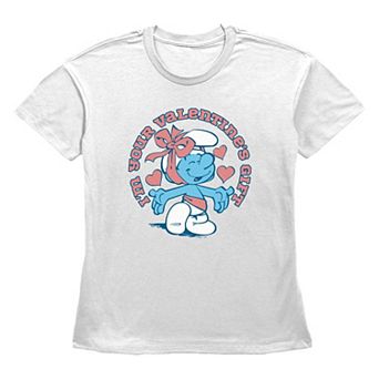 Women's Smurfs I'm Your Valentine's Gift Graphic Tee