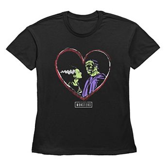Women's Universal Monsters Love Graphic Tee