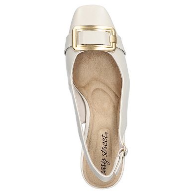 Easy Street Sway Women's Square Toe Slingback Pumps
