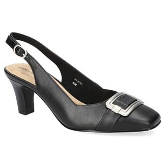Easy Street Sway Women's Square Toe Slingback Pumps