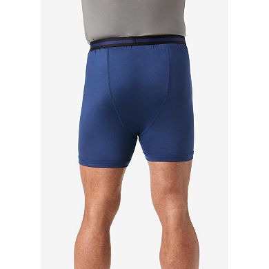 KingSize Men's Big & Tall Performance Flex Boxer Briefs