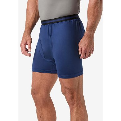 KingSize Men's Big & Tall Performance Flex Boxer Briefs