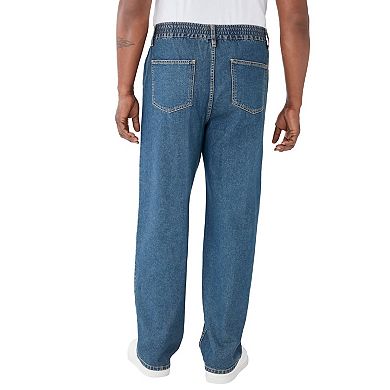KingSize Men's Big & Tall Loose Fit Comfort Waist Jeans