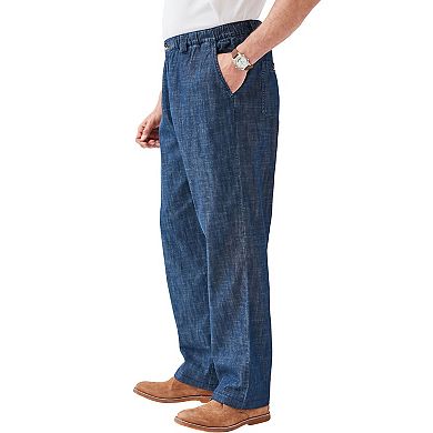 KingSize Men's Big & Tall Knockarounds Full-Elastic Waist Pants