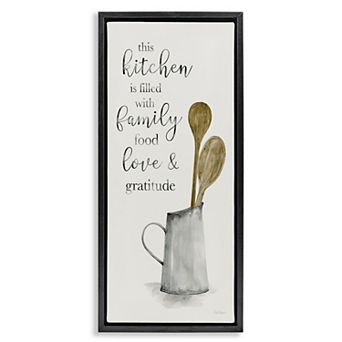 Stupell Home Decor This Kitchen Family Phrase Wall Decor