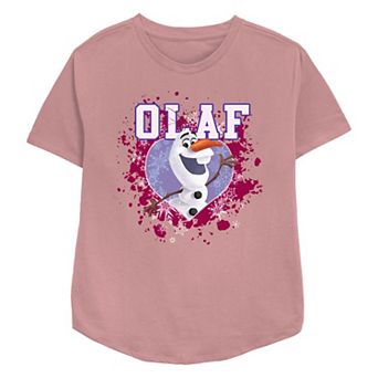 Disney's Frozen Olaf Happy Heart Women's Relaxed Fit Graphic Tee