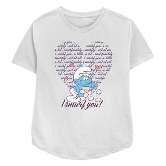 Women's Smurfs I Smurf You Relaxed Fit Graphic Tee