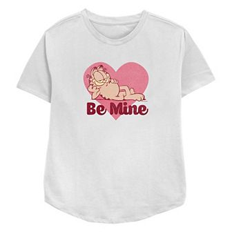 Women's Garfield Be Mine Relaxed Fit Graphic Tee