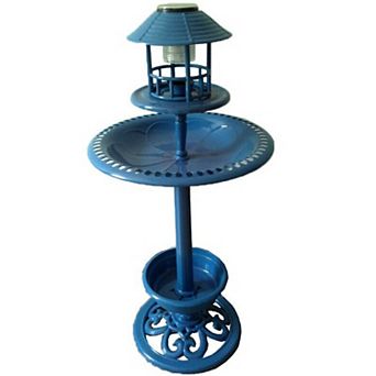 BrylaneHome Solar Bird Bath