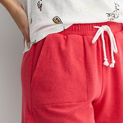 Women's Sonoma Goods For Life® Towel Terry Midi Shorts