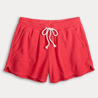 Women's Sonoma Goods For Life® Towel Terry Midi Shorts