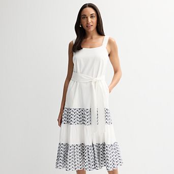 Women's 5th + Madison Edit Sleeveless Tiered Maxi Dress