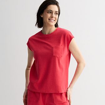 Women's Sonoma Goods For Life® Boxy Towel Terry Tee