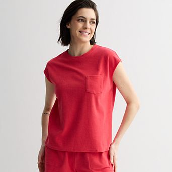 Women's Sonoma Goods For Life® Boxy Towel Terry Tee