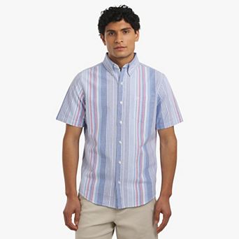 Men's Chaps Short Sleeve Oxford Woven Shirt