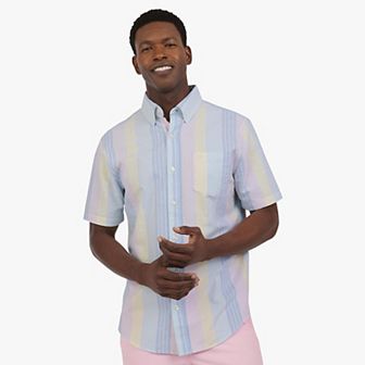 Men's Chaps Short Sleeve Oxford Woven Shirt