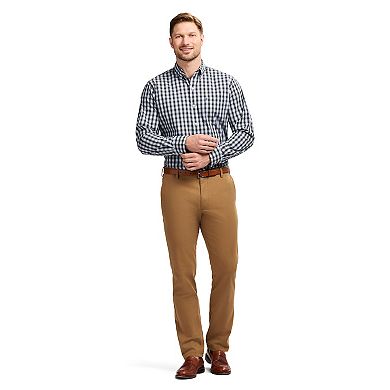 Men's IZOD Performance Comfort Classic Long Sleeve Button-Down Shirt