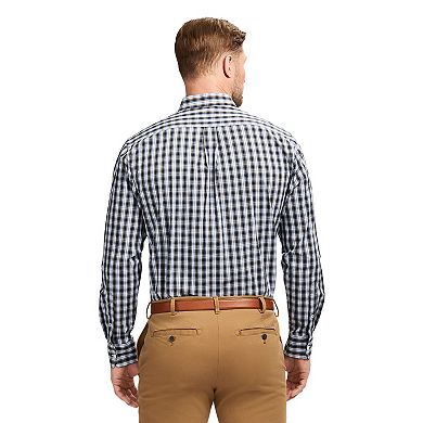 Men's IZOD Performance Comfort Classic Long Sleeve Button-Down Shirt
