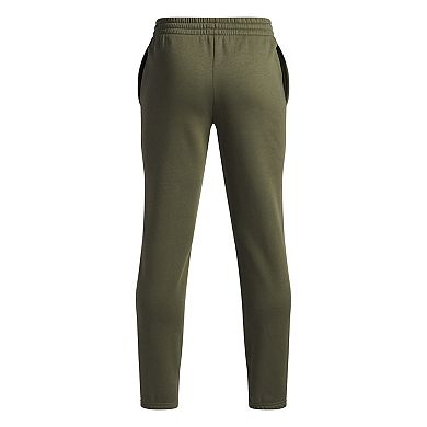 Boys 8-20 Under Armour Rival Fleece Colorblock Graphic Joggers