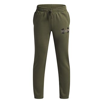 Boys 8-20 Under Armour Rival Fleece Colorblock Graphic Joggers