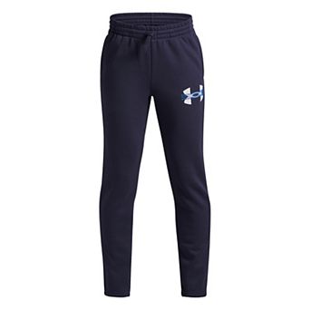 Boys 8-20 Under Armour Rival Fleece Colorblock Graphic Joggers