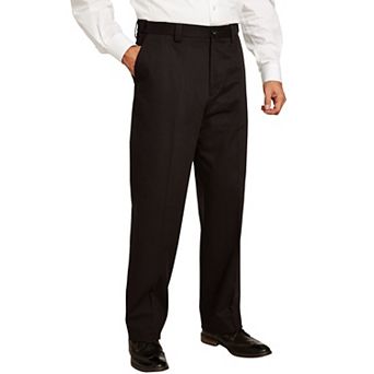 KingSize Men's Big & Tall Classic Fit Wrinkle-Free Expandable Waist Plain Front Pants