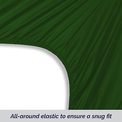 Elegant Comfort Extra Deep 18-21 Inch Fitted Sheet for High Mattress- All Around Elastic with Straps