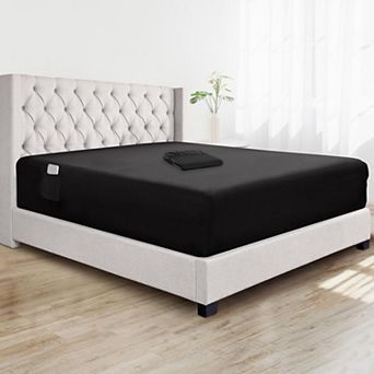 Elegant Comfort Extra Deep 18-21 Inch Fitted Sheet for High Mattress- All Around Elastic with Straps