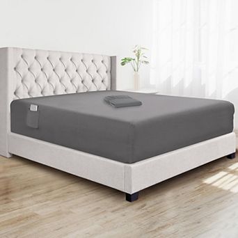 Elegant Comfort Extra Deep 18-21 Inch Fitted Sheet for High Mattress- All Around Elastic with Straps