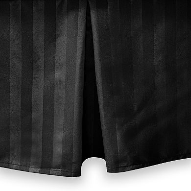 Elegant Comfort 1-Piece Stripe Bed Skirt 14 inch Drop