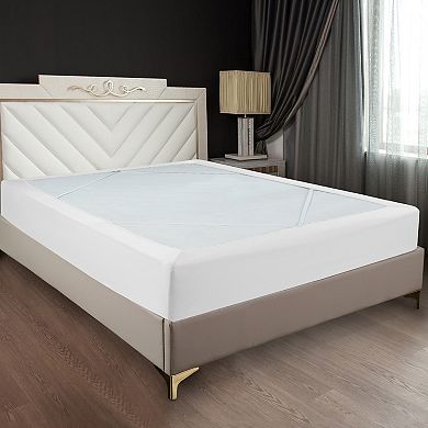 Elegant Comfort 1-Piece Box Spring Cover, Snug 4 Way Elastic - Wrap Around Jersey Knit