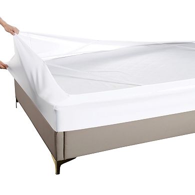 Elegant Comfort 1-Piece Box Spring Cover, Snug 4 Way Elastic - Wrap Around Jersey Knit