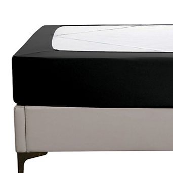 Elegant Comfort 1 pc Box Spring Cover, Snug 4 Way Elastic - Wrap Around Jersey Knit