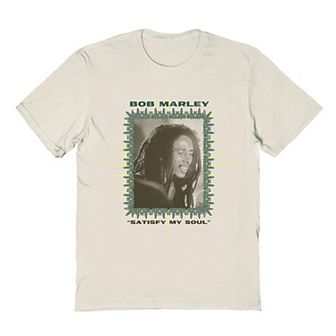 Men's Bob Marley Satisfy My Soul Sage Graphic Tee