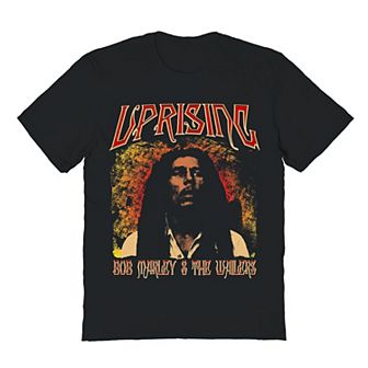 Men's Bob Marley Uprising Bob And The Wailers Graphic Tee
