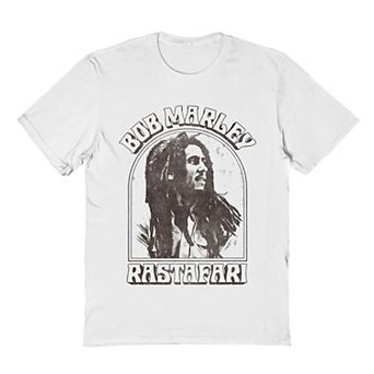 Men's Bob Marley Rastafari Portrait Graphic Tee
