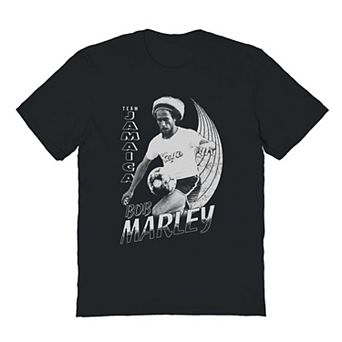 Men's Bob Marley Team Jamaica Soccer Graphic Tee