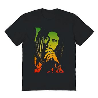 Men's Bob Marley Rastafari Gradient Graphic Tee
