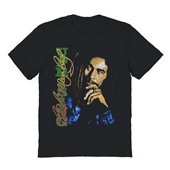 Men's Bob Marley Uprising Smoking Graphic Tee