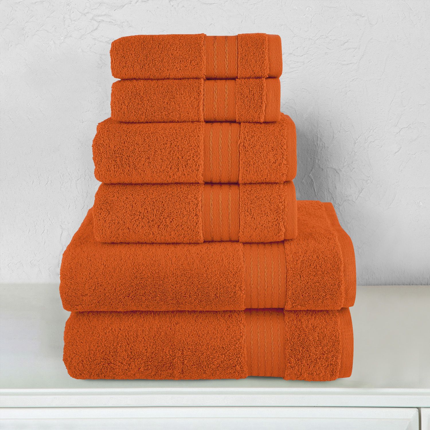 Elegant Comfort Embroidered Turkish Cotton Towel - Thumbnail 2