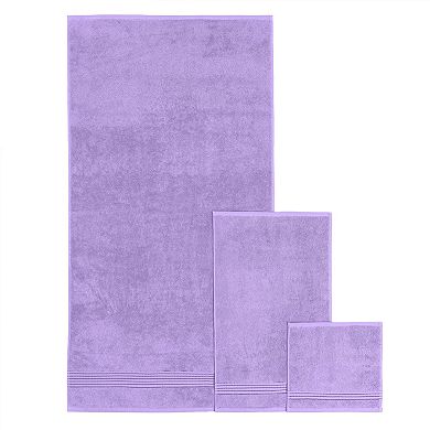 Elegant Comfort 6-Piece Embroidered Turkish Cotton Towel Set