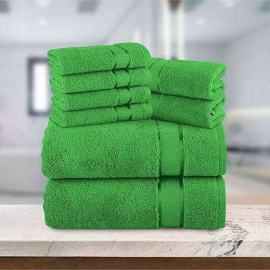 Elegant Comfort 8-Piece Turkish Cotton Towel Set