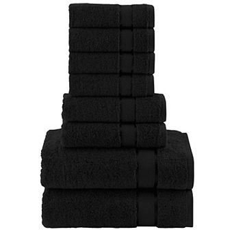 Elegant Comfort 8 pc Turkish Cotton Towel Set
