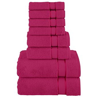 Elegant Comfort 8 pc Turkish Cotton Towel Set