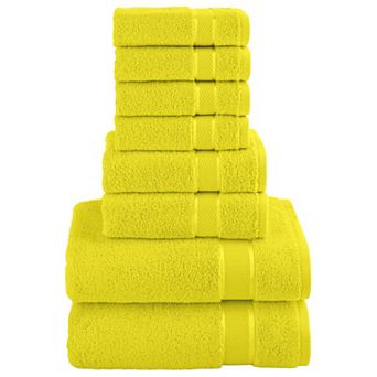 Elegant Comfort 8 pc Turkish Cotton Towel Set